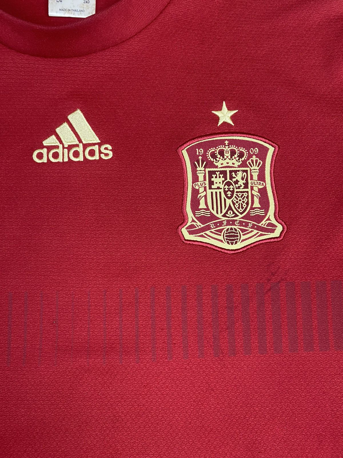 Adidas Adidas Spain Home Training Football Soccer Jersey Size US L / EU 52-54 / 3 - 7 Thumbnail