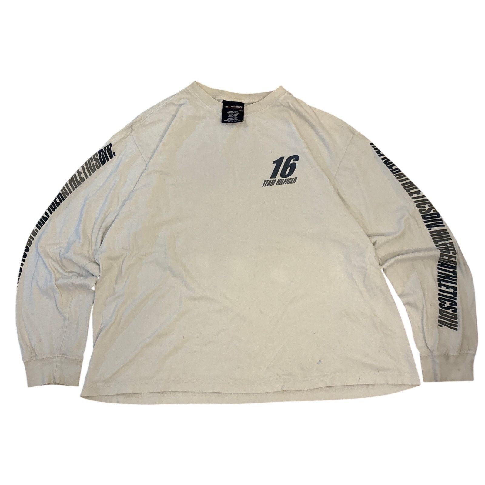 Tommy Hilfiger Y2K thrashed Team Tommy Hilfiger Athletics div. 16 shirt L Size US L / EU 52-54 / 3 - 1 Thumbnail