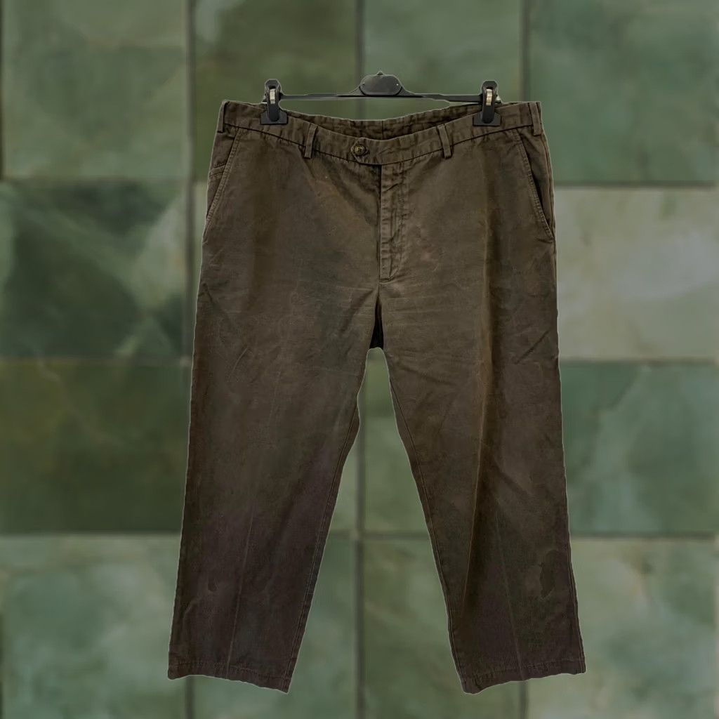 Loro Piana Loro Piana Chino Pants Men Brown Cotton Casual 38 XL 39 in Inseam 28 in Made in Italy Size US 38 / EU 54 - 1 Thumbnail