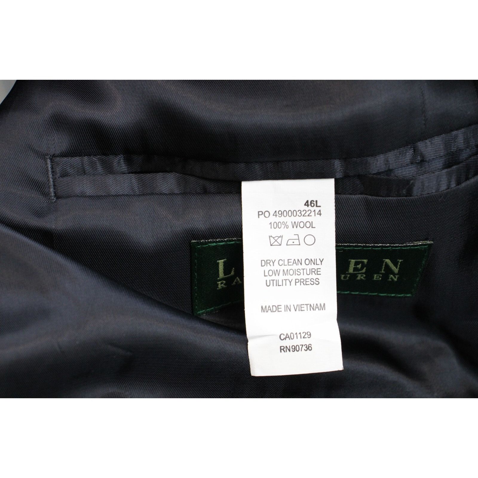 Lauren Ralph Lauren Lauren Ralph Lauren Blazer Men 46L Navy Blue Striped Size 46L - 5 Thumbnail