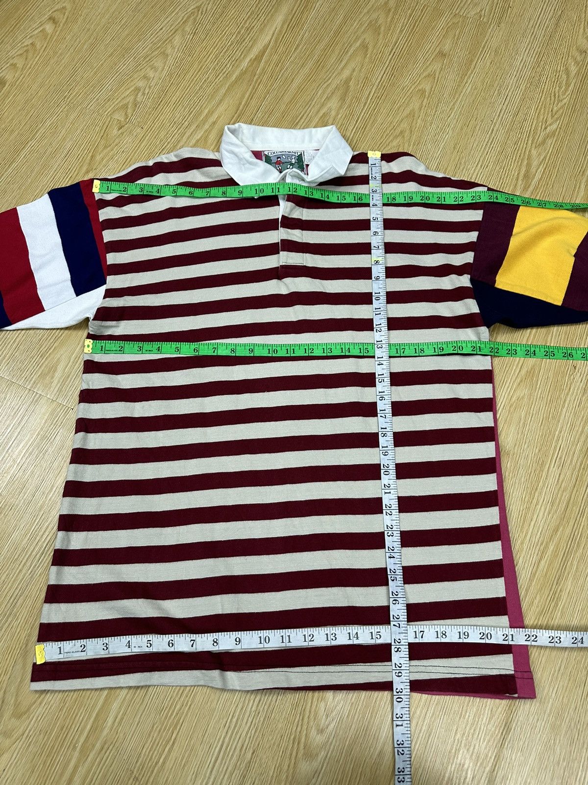 Columbia Rare Columbia knit Rugby Polo Made In Usa A912 Size US M / EU 48-50 / 2 - 5 Thumbnail