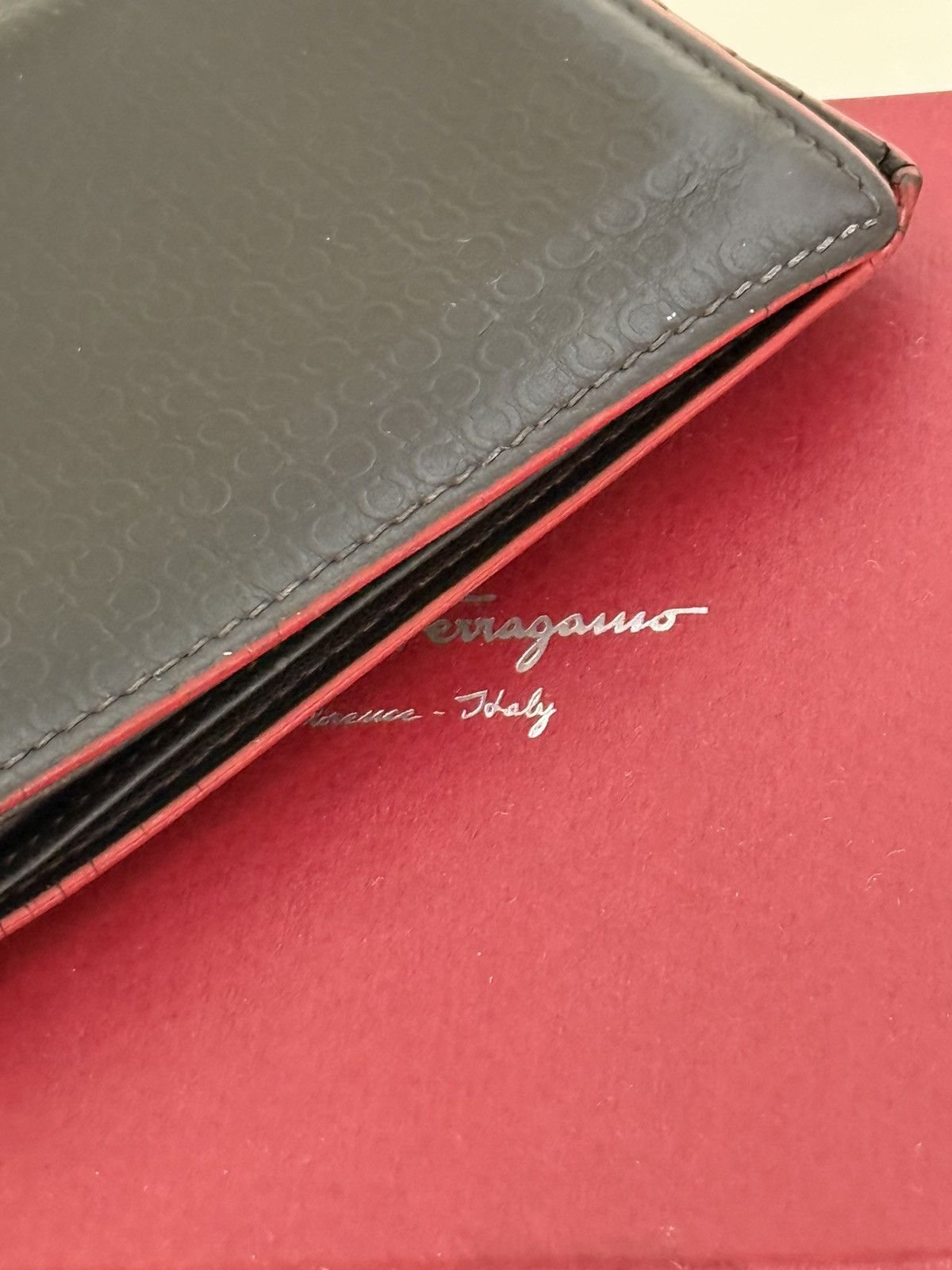 Salvatore Ferragamo Ferragamo Bi-Fold Leather Wallet Size ONE SIZE - 7 Thumbnail