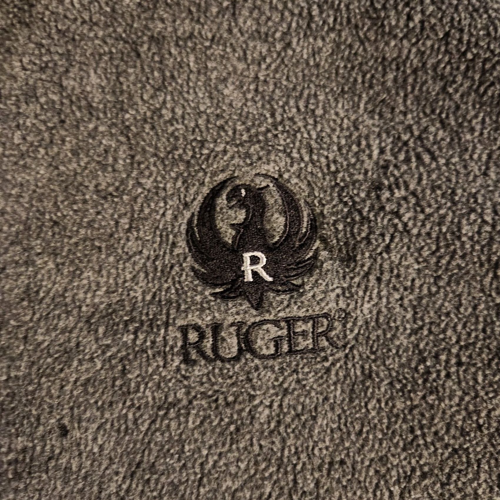 Logo 7 VINTAGE Ruger Firearms Fleece Vest Mens XL Gray Full Zip Embroidered Logo Size US XL / EU 56 / 4 - 6 Thumbnail