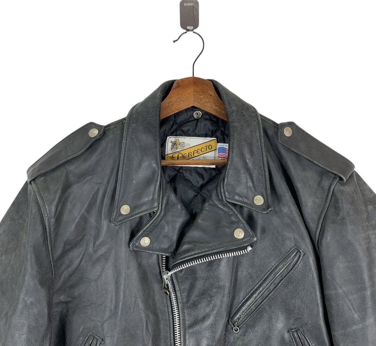 Schott CLASSIC SCHOTT PERFECTO BIKERS JACKET SIZE 46 Size US L / EU 52-54 / 3 - 5 Thumbnail