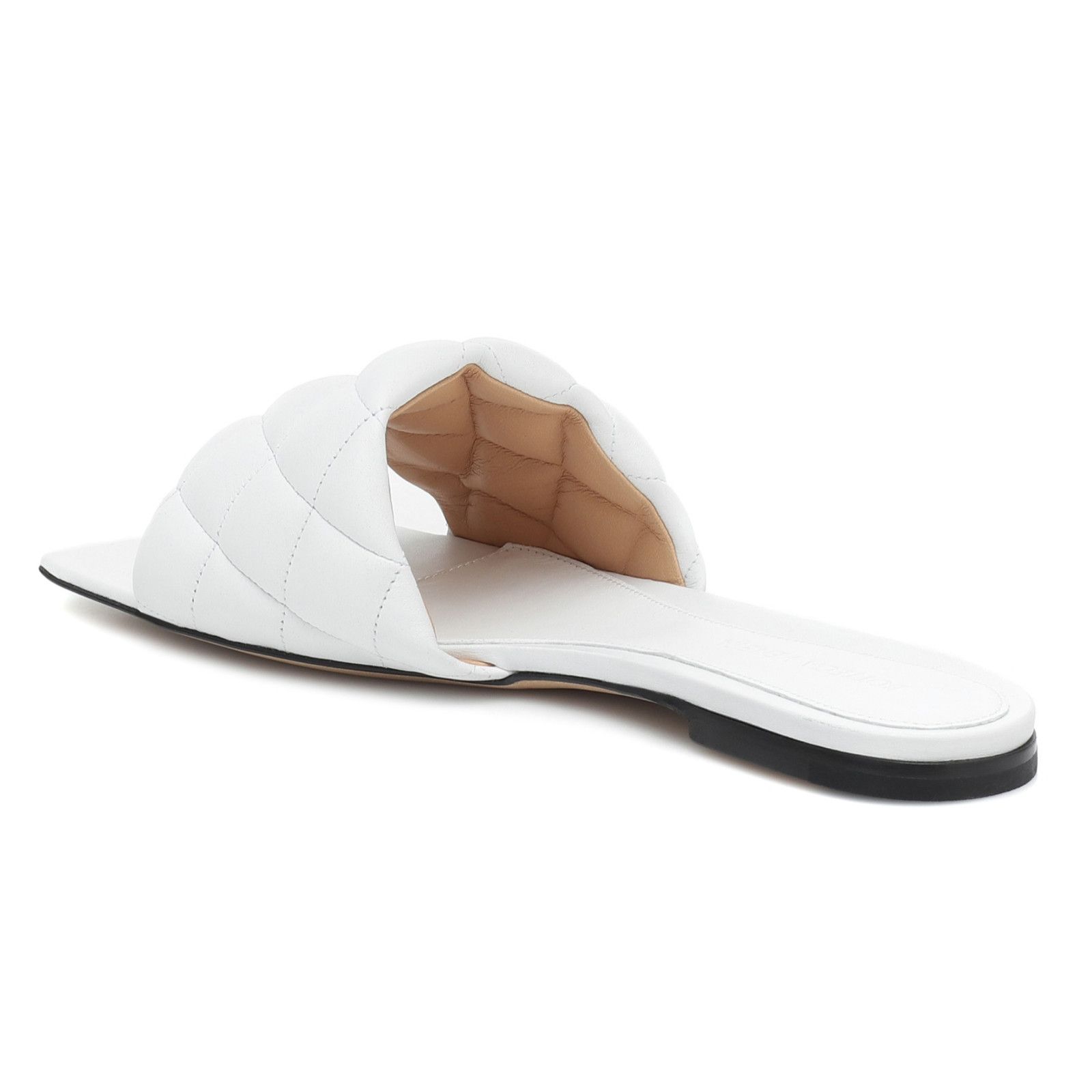 Bottega Veneta Bottega Veneta BV Optic White Padded Leather Quilted Size US 9.5 / IT 39.5 - 8 Thumbnail
