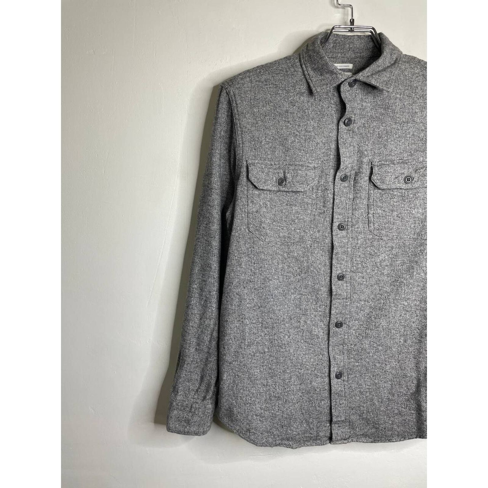 Old Navy Vintage Old Navy Gray Textured Shirt Jacket Fit S Workwear Size US S / EU 44-46 / 1 - 4 Thumbnail