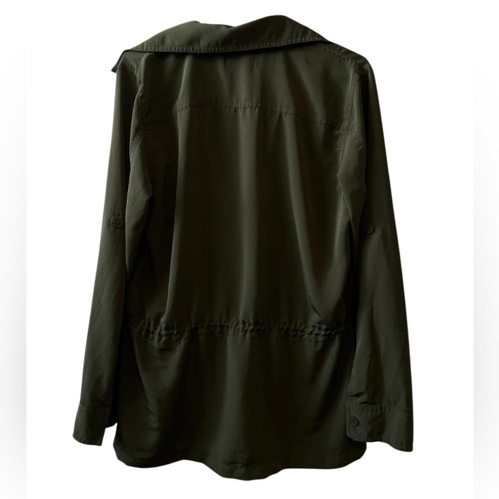 Chaps Chaps Denim Olive Green Utility Jacket Size M / US 6-8 / IT 42-44 - 3 Thumbnail