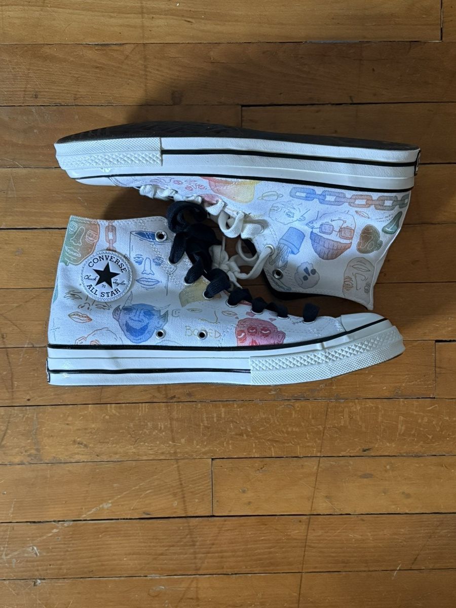 Converse TYLER, THE CREATOR X FOOT LOCKER X CHUCK 70 'ARTIST SERIES' Size US 12 / EU 45 - 1 Thumbnail
