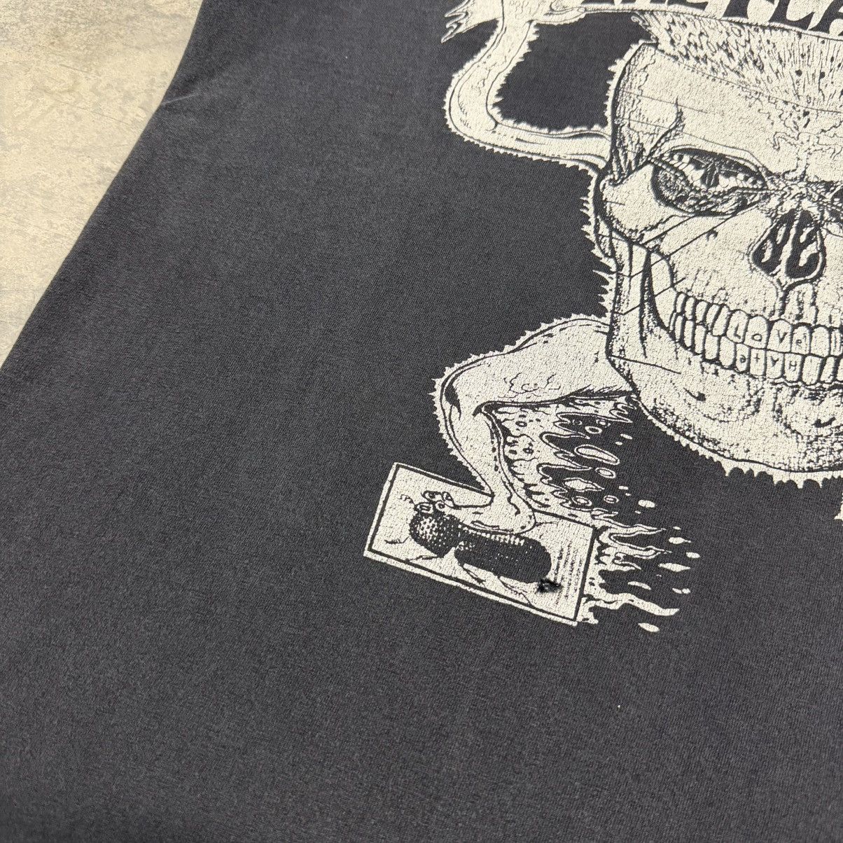 Vintage 1995 Vintage Flaming Lips Skull Evil Music Faded Band Tee Size US XL / EU 56 / 4 - 2 Thumbnail