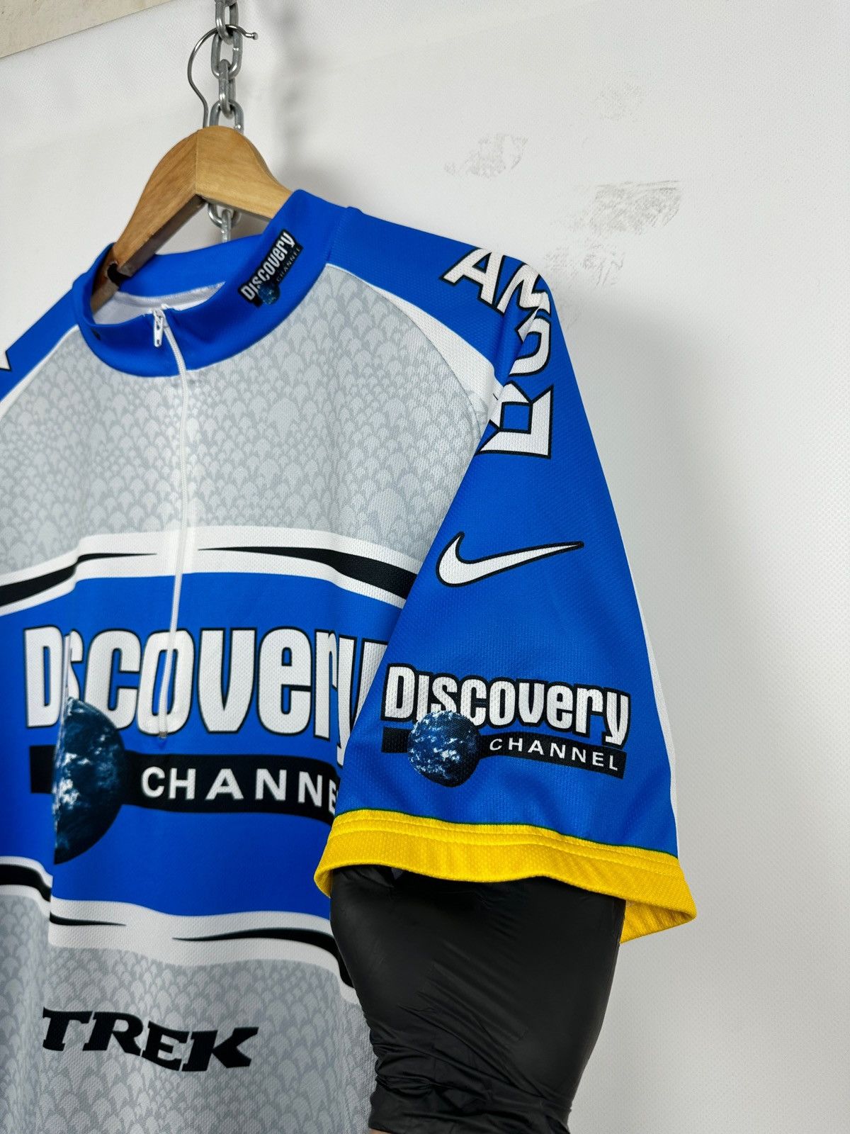 Nike 2005 Vintage Nike Discovery Channel AMD Cycling Jersey Size US XXL / EU 58 / 5 - 11 Thumbnail