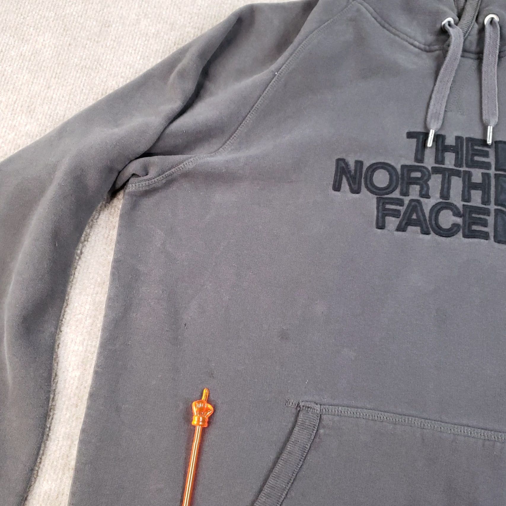 The North Face North Face Hoodie Mens Large Gray Pullover Logo Outdoor Fleece Sweatshirt Size US L / EU 52-54 / 3 - 7 Thumbnail
