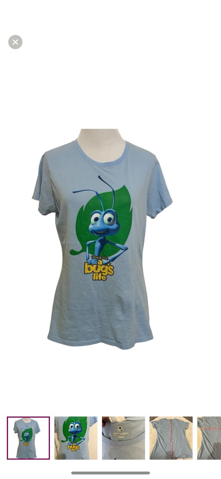Disney Disney Pixar port and company medium a bugs life tee Size M / US 6-8 / IT 42-44 - 1 Thumbnail