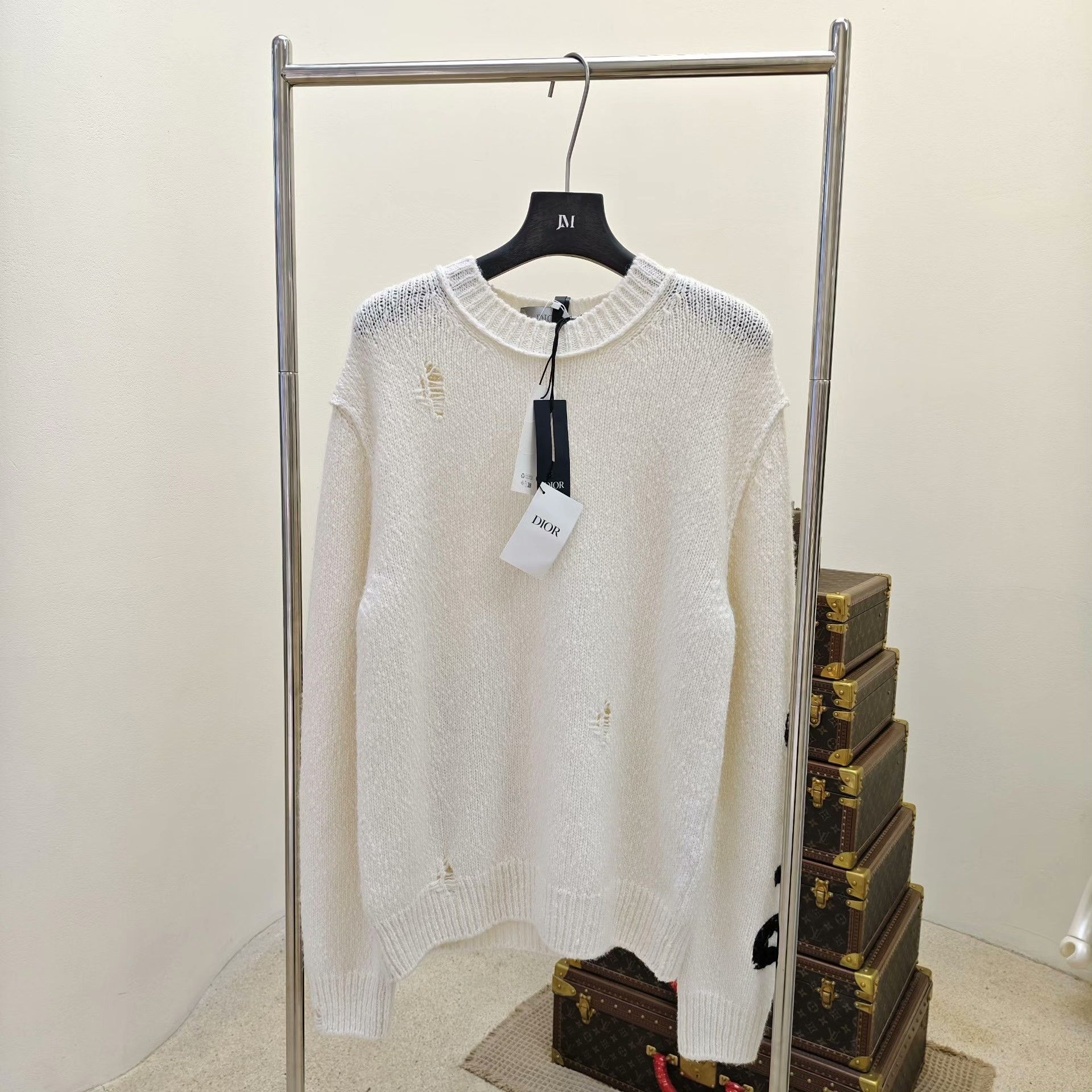 Dior Dior Casual Embroidered Sweater m Men Size US M / EU 48-50 / 2 - 1 Thumbnail