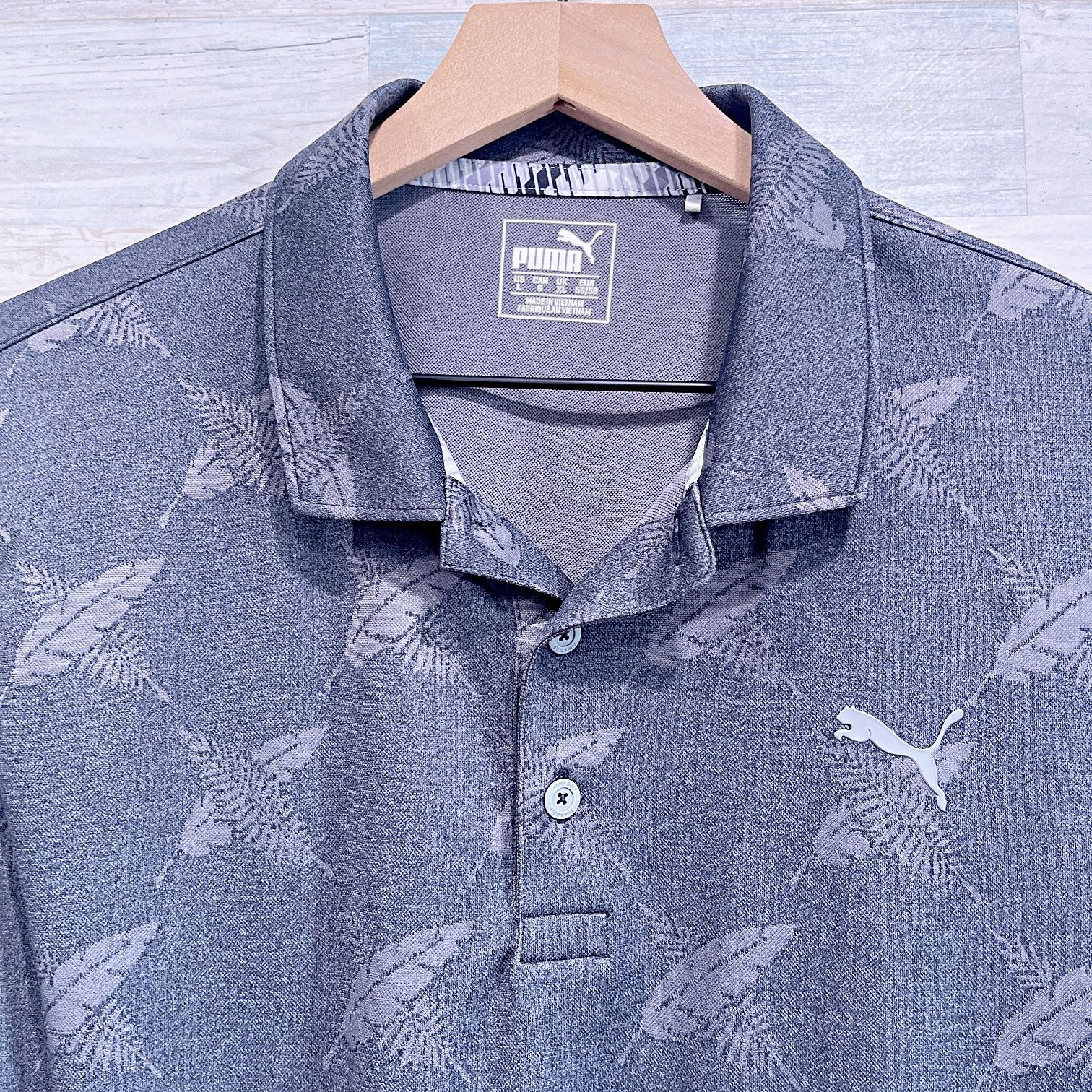 Puma PUMA University Park Country Club Polo Gray Mens Large Size US L / EU 52-54 / 3 - 2 Thumbnail