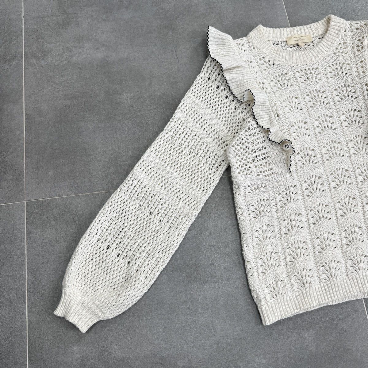 Sezane La Maille Sezane Paris Women Wool Knitted Jumper Sweater Size S / US 4 / IT 40 - 3 Thumbnail
