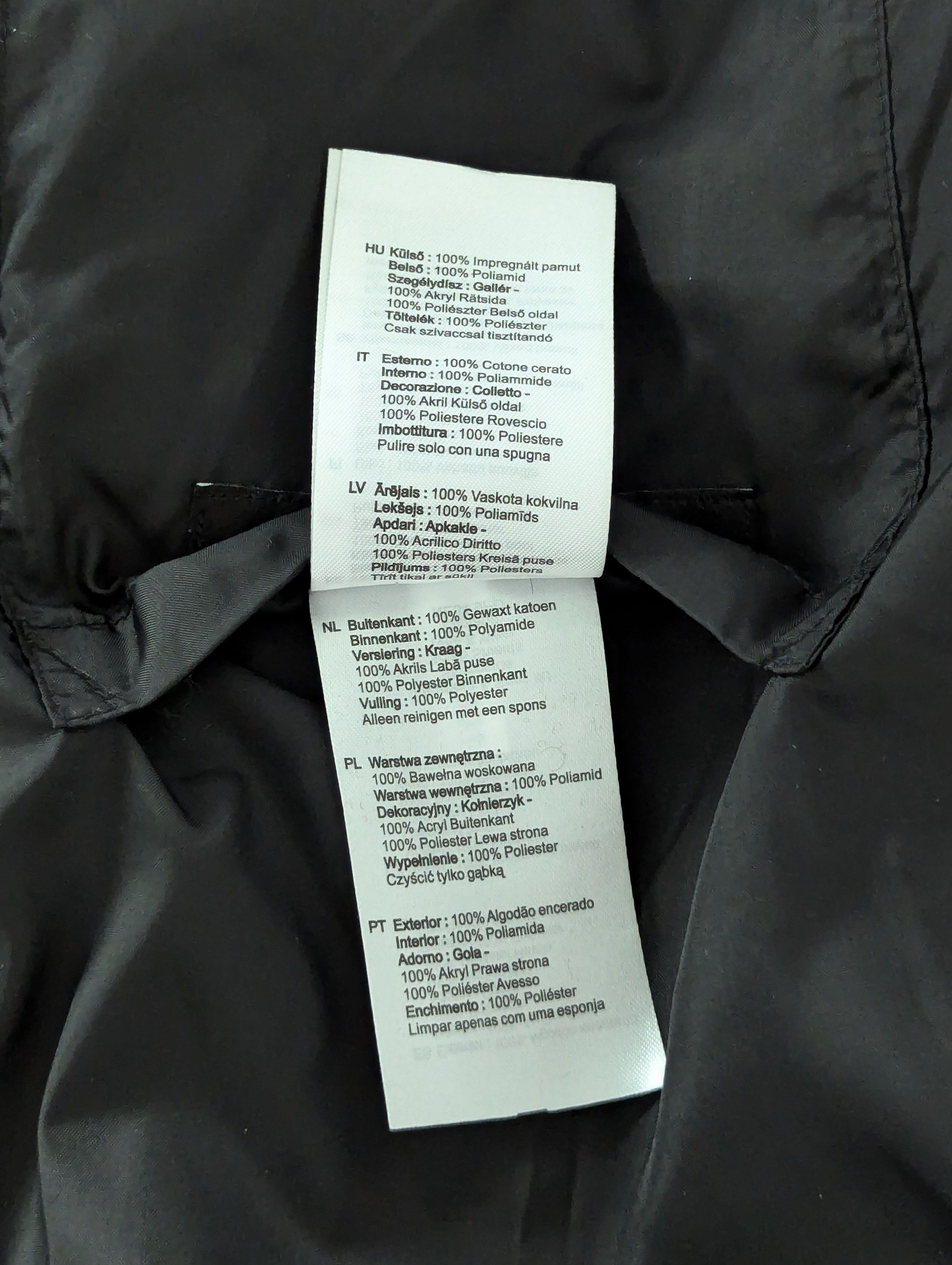 Barbour Barbour Wax Baffle Wax Fibredown Jacket Black Waxed Cotton Size M / US 6-8 / IT 42-44 - 16 Thumbnail