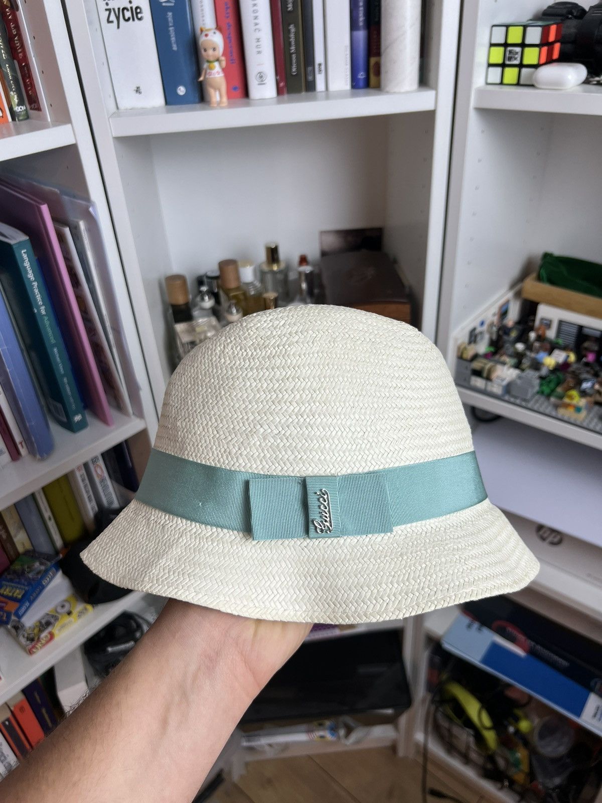 Designer × Gucci Gucci small logo bucket hat L 56cm designer luxury old money Size ONE SIZE - 1 Thumbnail