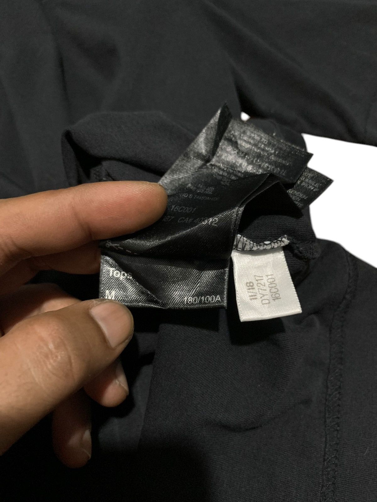 Yohji Yamamoto Yohji Yamamoto Y-3 x Adidas graphic 3 stripes t shirt Size US M / EU 48-50 / 2 - 10 Thumbnail