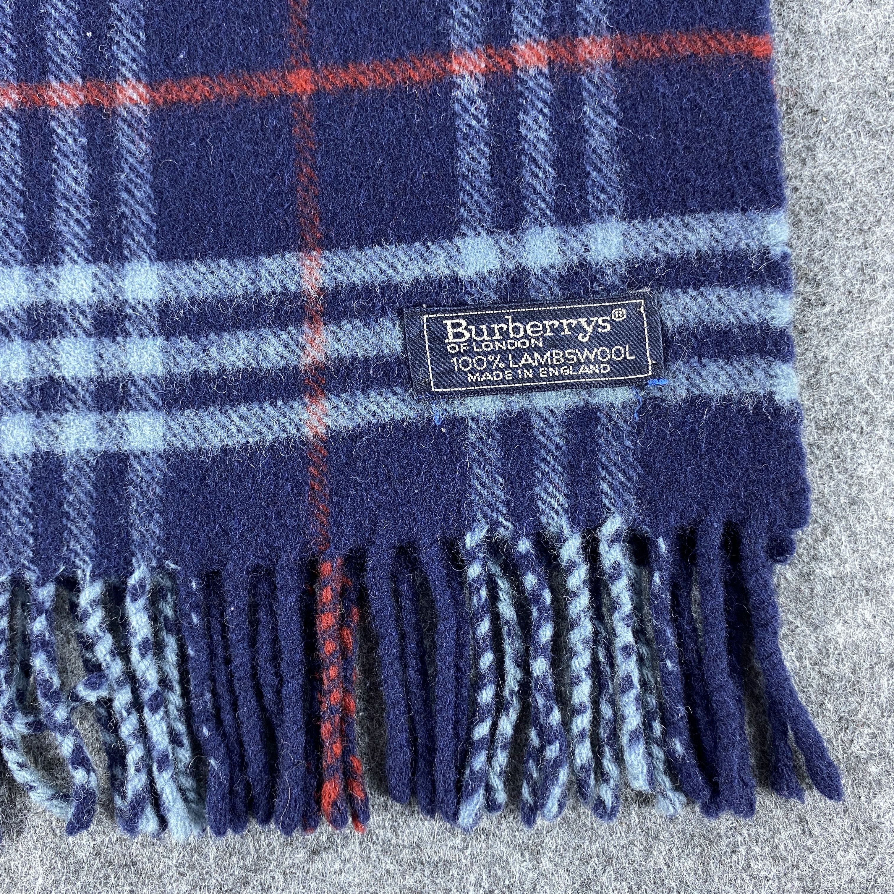 Burberry × Vintage Burberrys Scarf # Muffler # Neckwear # D423 Size ONE SIZE - 2 Thumbnail