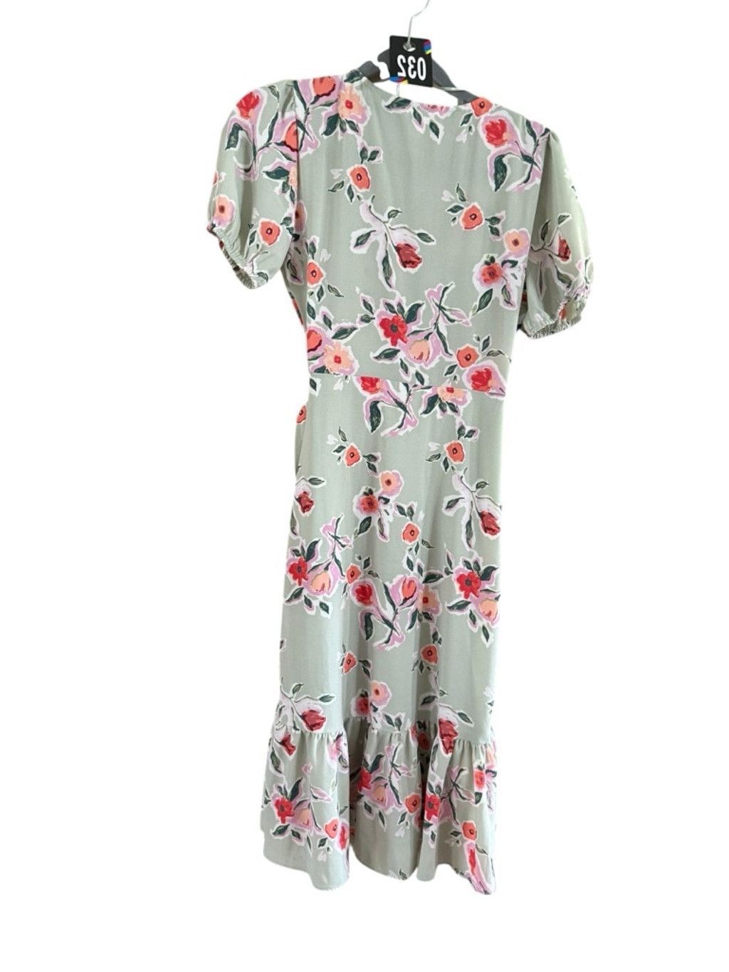 Lauren Conrad Women's LC Lauren Conrad Green Floral Wrap Dress XS Size XS / US 0-2 / IT 36-38 - 10 Thumbnail