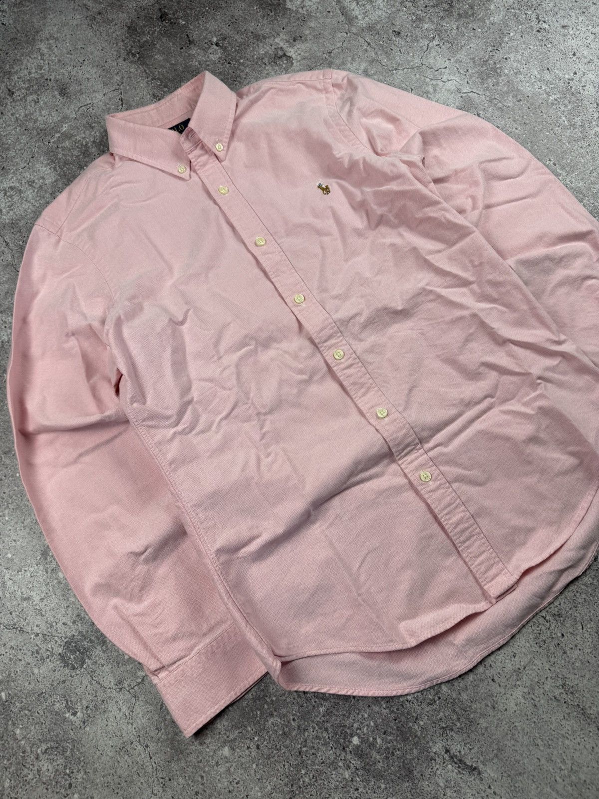 Polo Ralph Lauren Polo Ralph Lauren Pink Shirt Vintage Elegant Basic Size US L / EU 52-54 / 3 - 2 Thumbnail
