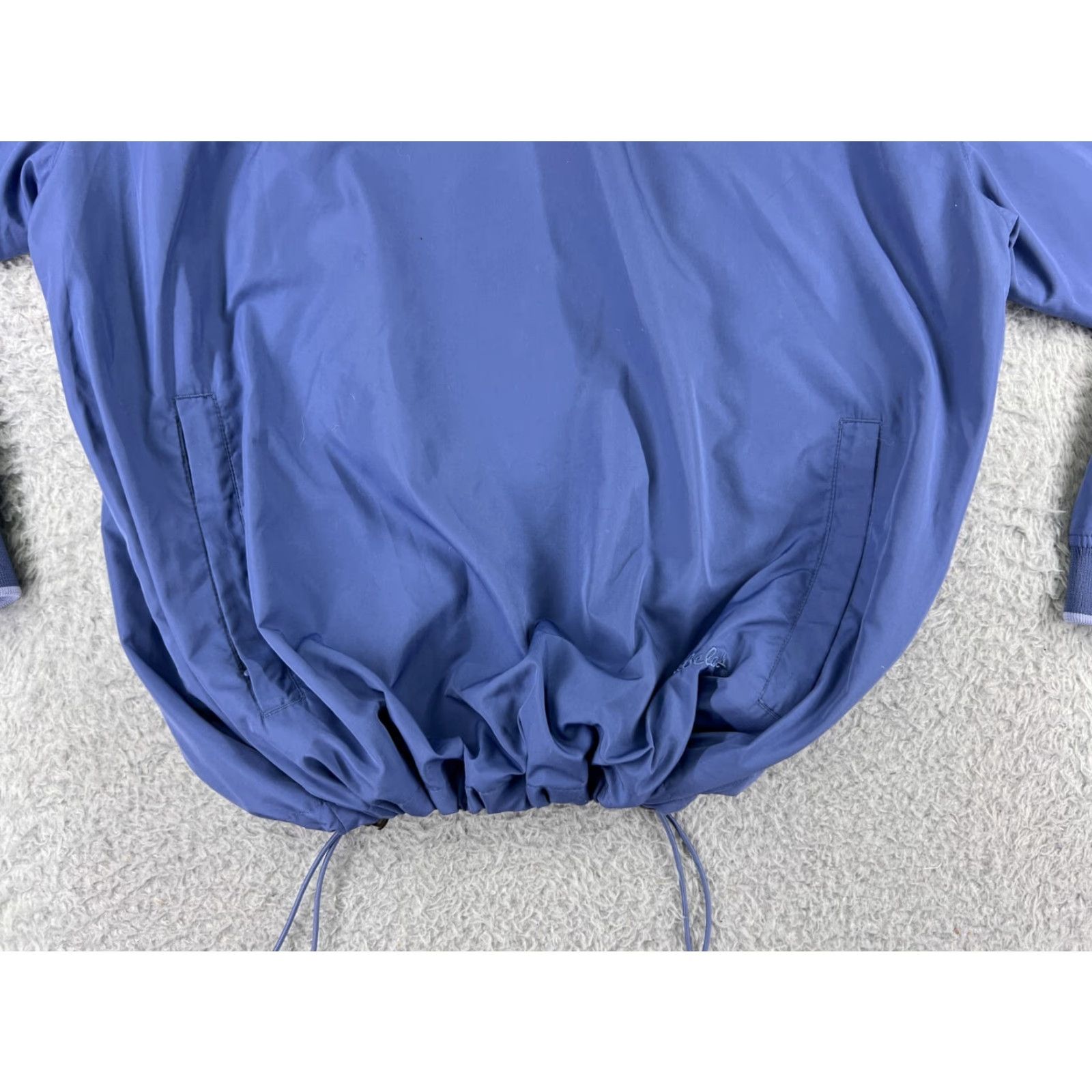 Vintage Cabelas's Sweater Womens Extra Large Blue V-Neck Long Sleeve 100% Polyester Size XL / US 12-14 / IT 48-50 - 6 Thumbnail