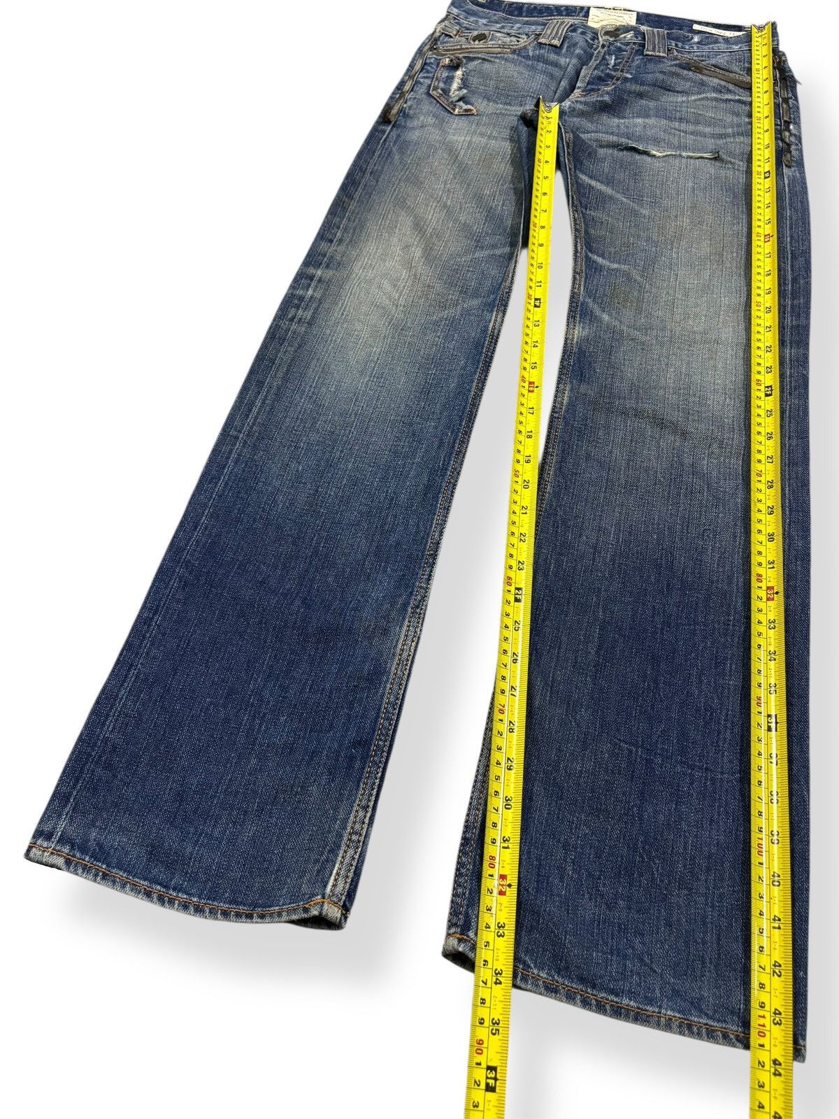 Ben Taverniti Unravel Project Taverniti So by Jimmy Taverniti Distressed Grunge Jeans Size US 31 - 15 Thumbnail