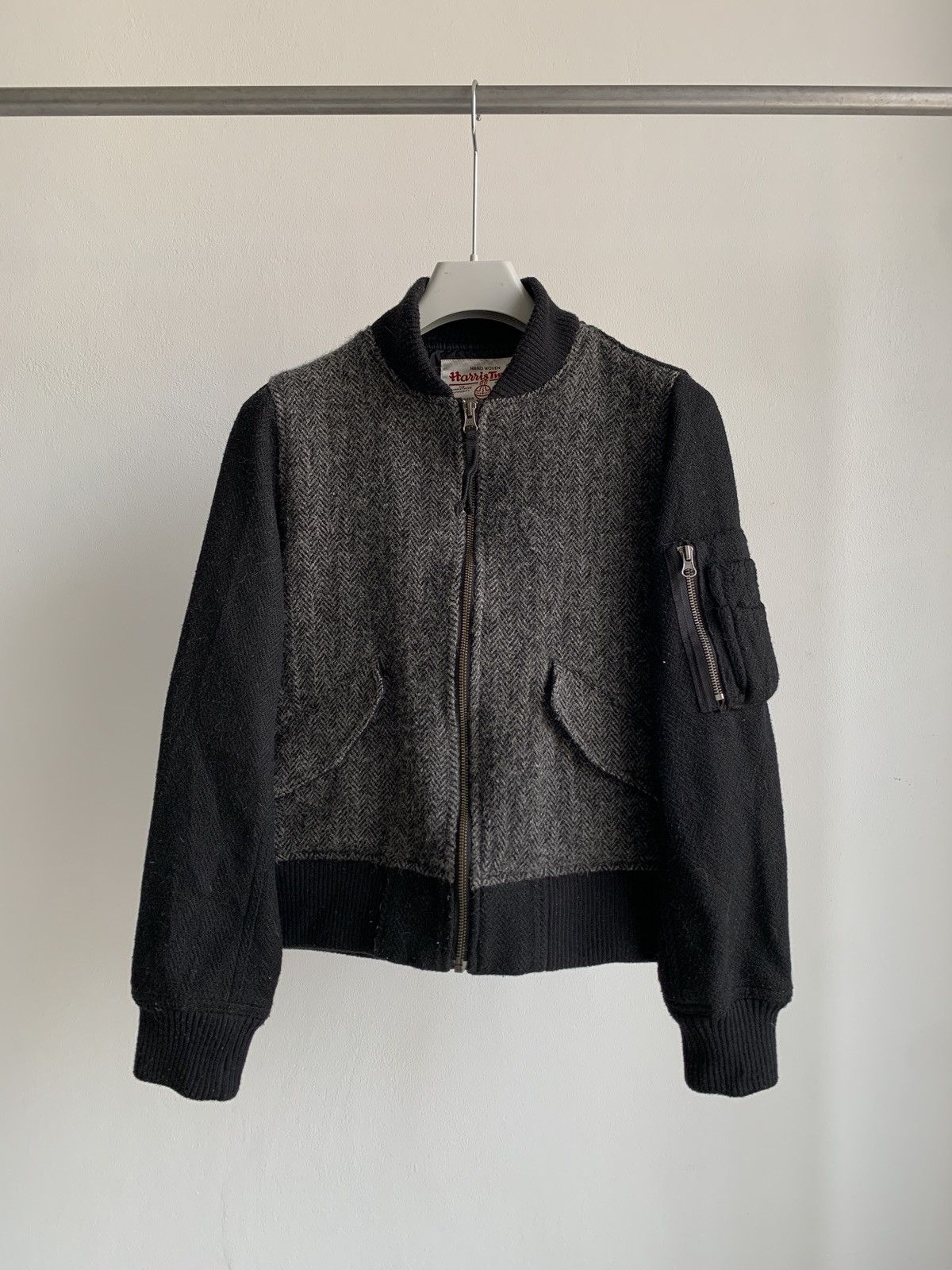 Harris Tweed Harris Tweed Type MA-1 Wool Jacket Size US S / EU 44-46 / 1 - 3 Thumbnail