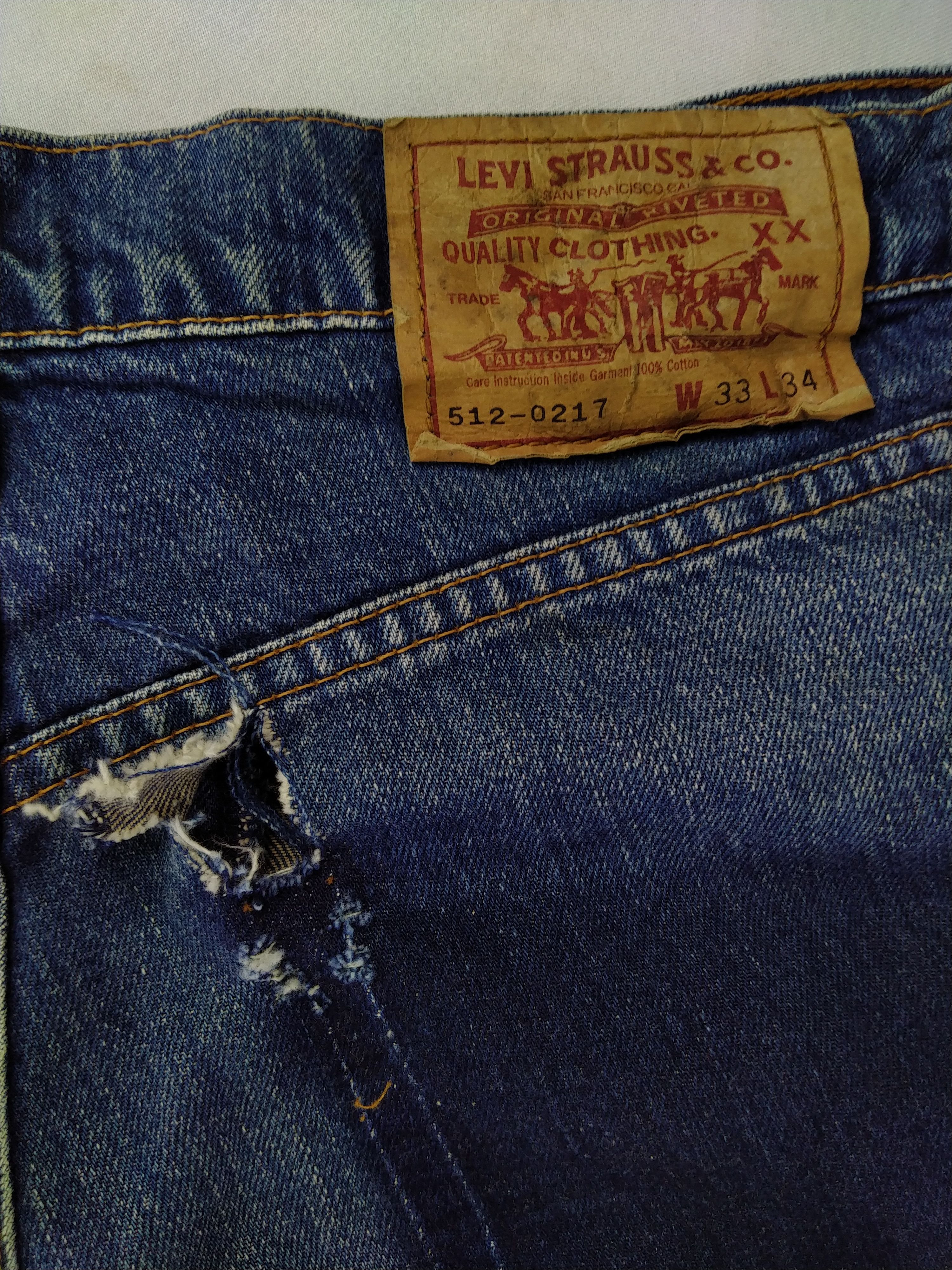 Levi's Faded Blue Vintage Levi's 512 Jeans 32x29 Denim -JN949 Size US 32 / EU 48 - 10 Thumbnail