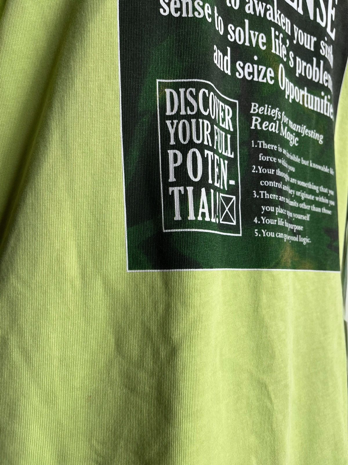 Daily Paper Green mens T-shirt, funny print, psychology, Daily Paper Size US M / EU 48-50 / 2 - 3 Thumbnail