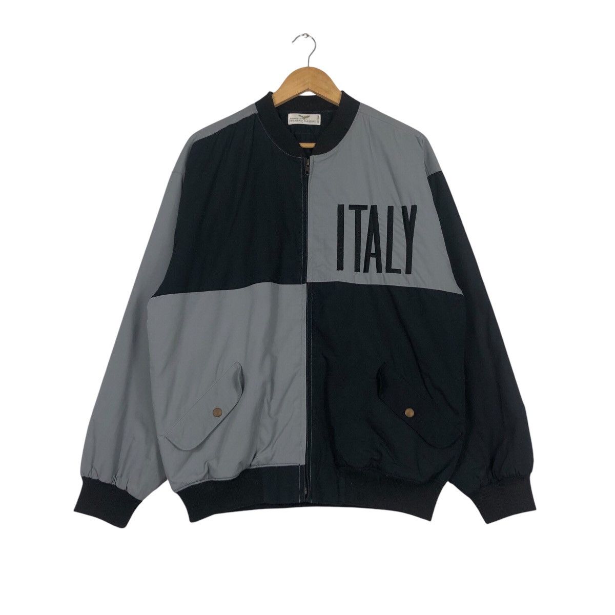 Vintage Vintage Italy Jacket Rare Streetwear Design Large #A1 Size US L / EU 52-54 / 3 - 1 Thumbnail