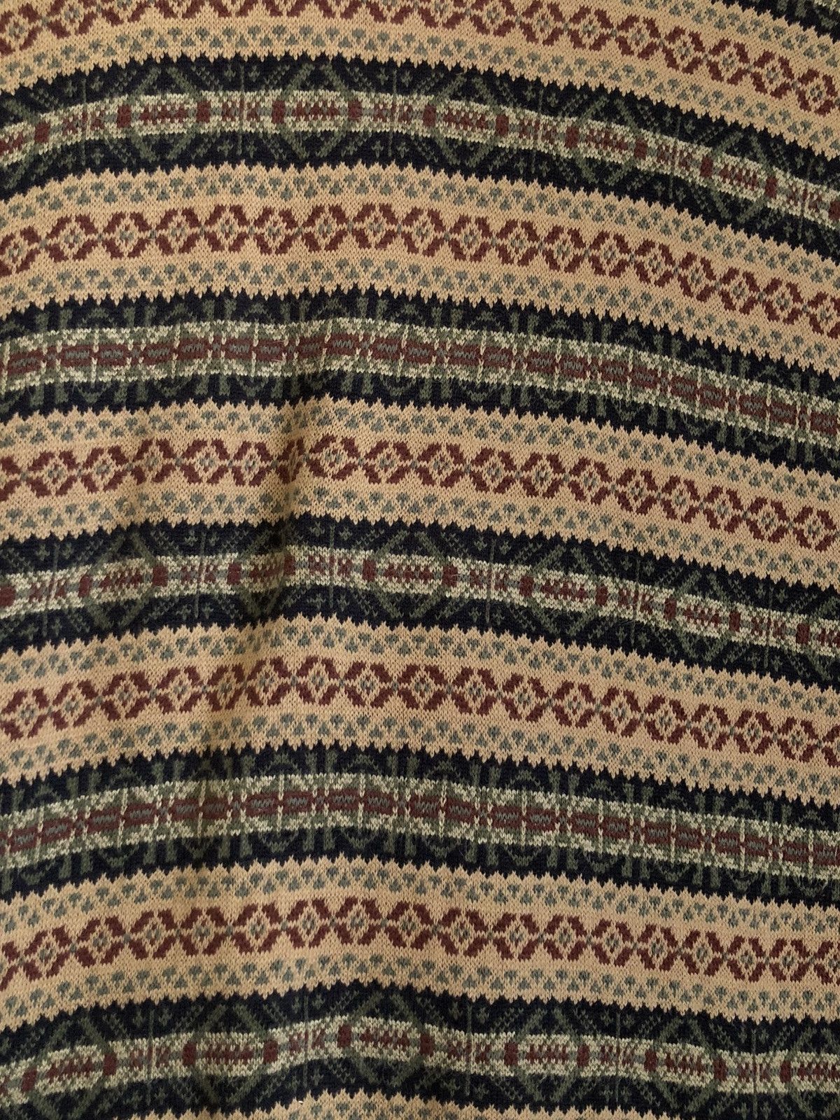 Polo Ralph Lauren RARE🔥90’S FAIR ISLE BUTTONED VEST Size US L / EU 52-54 / 3 - 4 Thumbnail