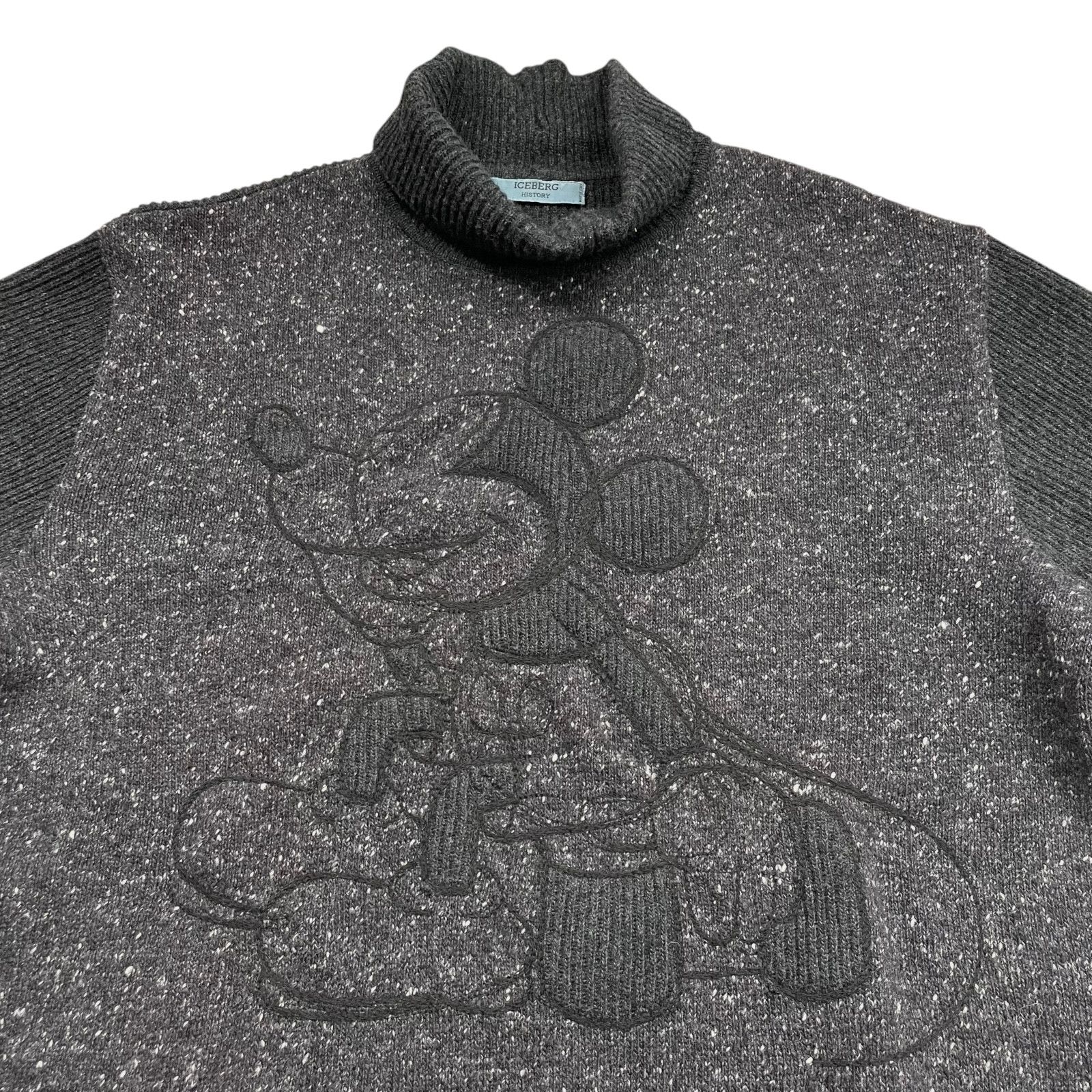Iceberg VTG 90s DISNEY MICKEY MOUSE TURTLE NECK SWEATER SIZE XL Size US XL / EU 56 / 4 - 2 Thumbnail
