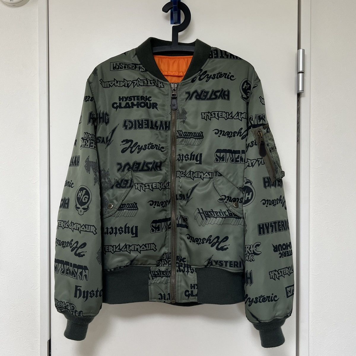 Hysteric Glamour Hysteric Glamour All-Over Logo Primaloft MA-1 