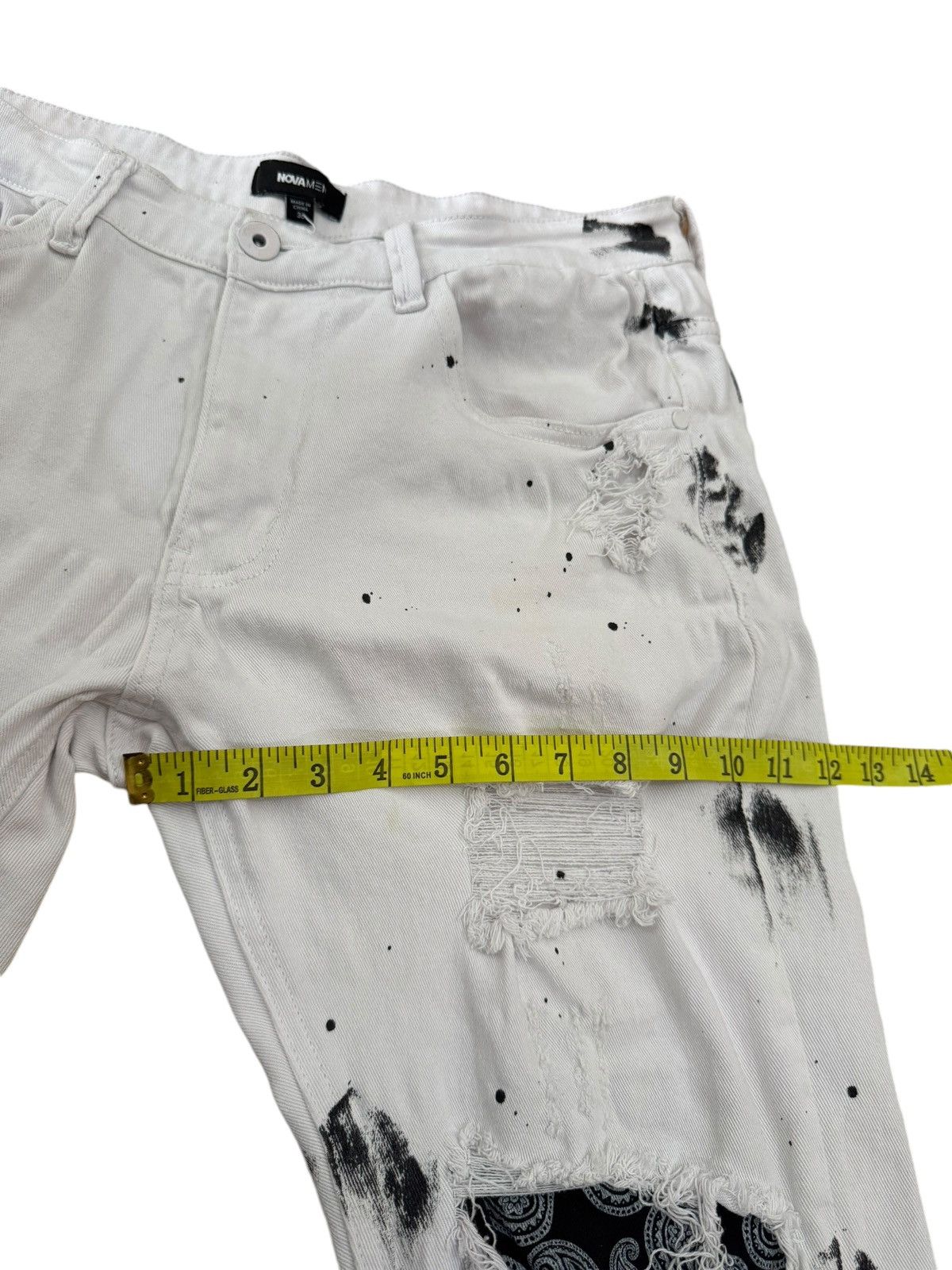 Japanese Brand × Kapital Japanese Brand Novamen Distressed Bandana Destroyed Jeans Size US 34 / EU 50 - 8 Thumbnail