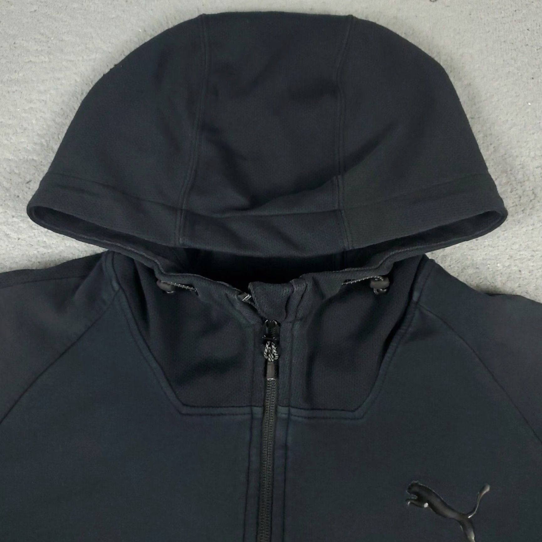 Puma PUMA Hoodie Mens XL Black Full Zip Casual Sweatshirt Size US XL / EU 56 / 4 - 2 Thumbnail