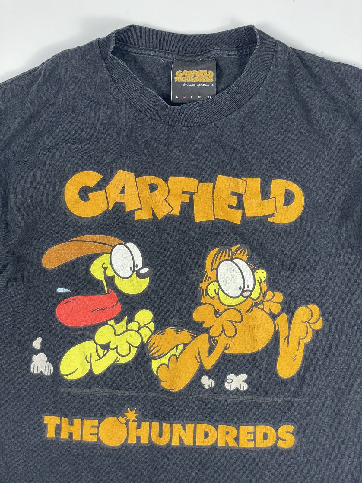 The Hundreds Rare! The Hundreds x Garfield t shirt tee black y2k skate Size US M / EU 48-50 / 2 - 2 Thumbnail