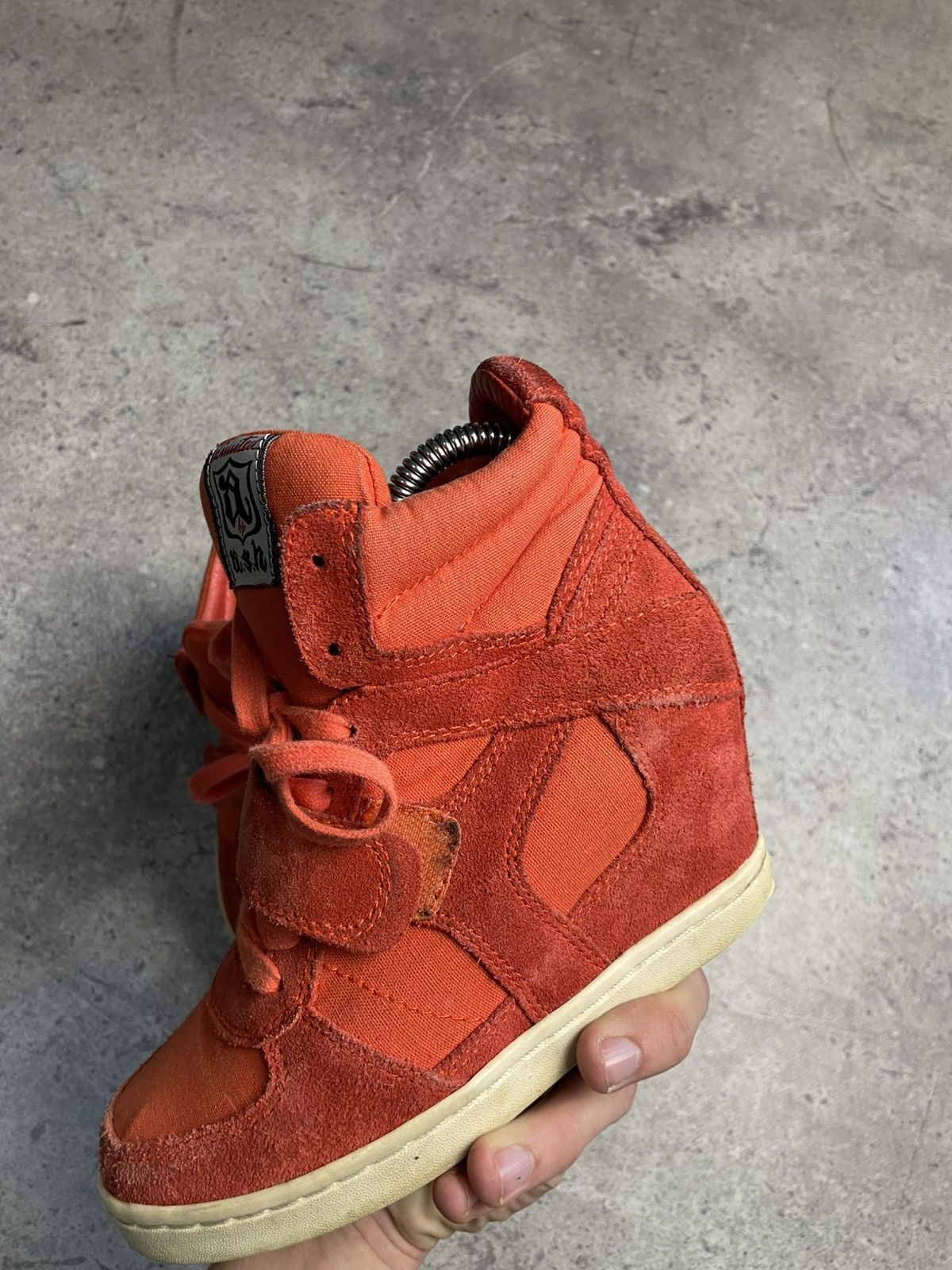 ASH 📌 Crazy ASH Isabel Marant Style Bekett Wedge Y2K Sneakers Size US 6 / IT 36 - 7 Thumbnail