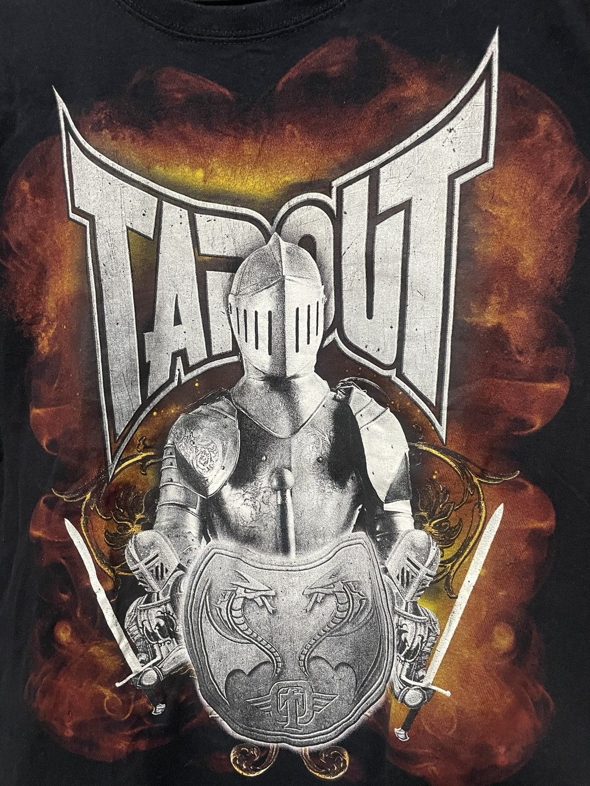 Tapout × Vintage Tapout Knight Tee All Over Print T Shirt Crazy Vintage Y2K Size US L / EU 52-54 / 3 - 3 Thumbnail