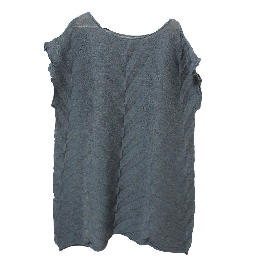 Issey Miyake Issey Miyake me ISSEY MIYAKE STAR SEE-THROUGH CREPE Sleeveless Top Textile Tops MI52FT563 DUTY FREE for USA Size ONE SIZE - 1 Thumbnail