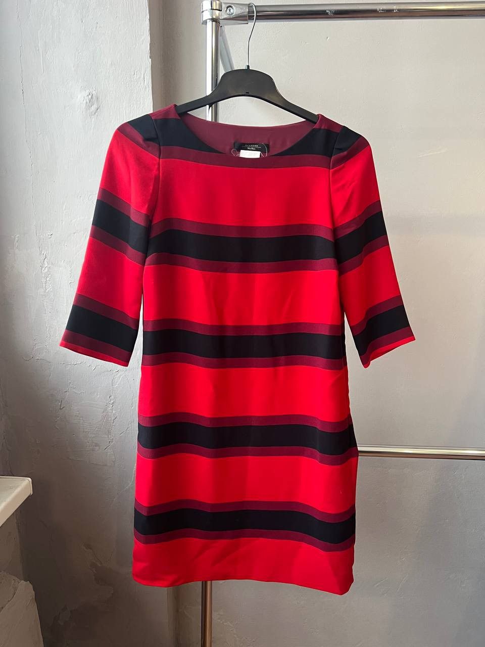 Max Mara MAX MARA WEEKEND STRIPED WOMEN EVENING MID DRESS SIZE USA 6 Size M / US 6-8 / IT 42-44 - 4 Thumbnail