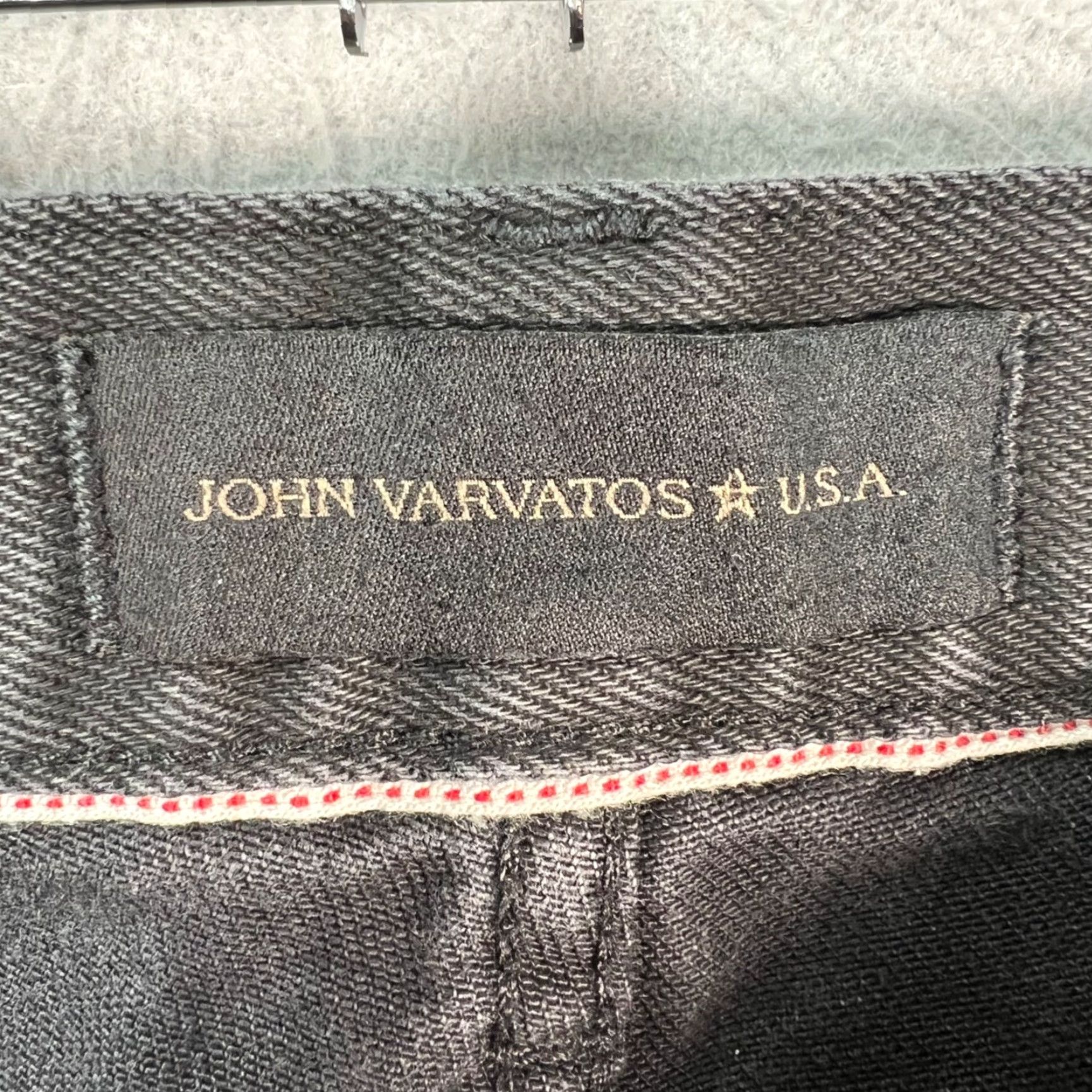 John Varvatos John Varvatos Mens Jeans Black Slim Fit Denim Size 33 Size US 33 - 3 Thumbnail