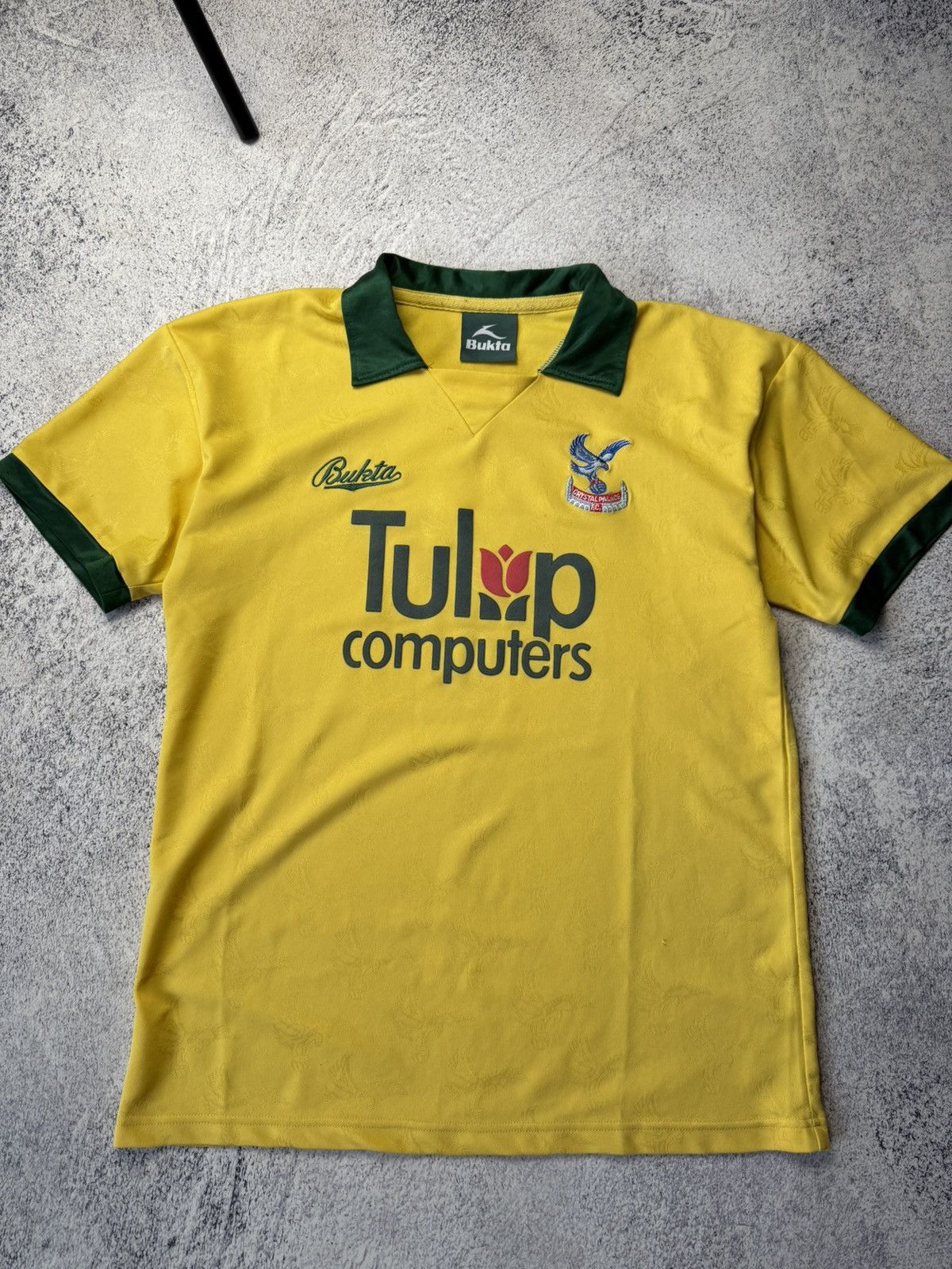 Vintage Crystal Palace Away Football Shirt 1992 Adults Large Bukta Size US M / EU 48-50 / 2 - 3 Thumbnail
