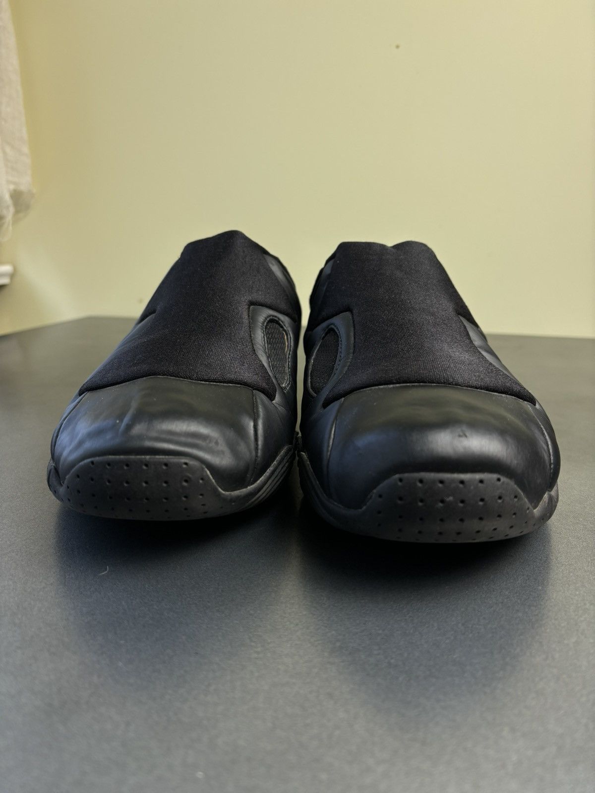 Nike × Vintage OG 2001 Nike Clogposite Mules All Black Vintage Posite Shoes Size US 12 / EU 45 - 7 Thumbnail