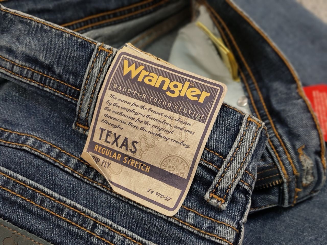 Wrangler Vintage Wrangler regular straight Stonewash Denim Jeans Size US 32 / EU 48 - 10 Thumbnail