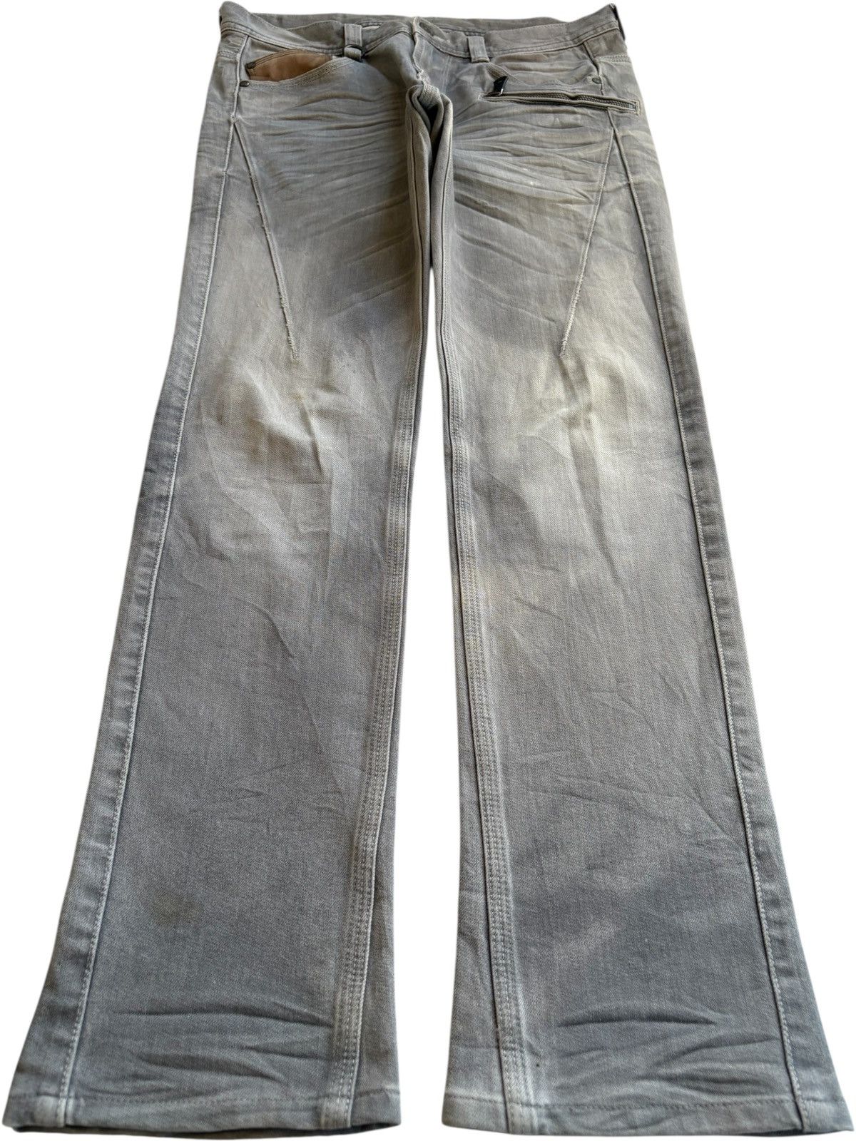 Japanese Brand × Tornado Mart Vintage Hideaways Nicole Tactical Distress Rip Bootcut Jean Size US 30 / EU 46 - 1 Thumbnail