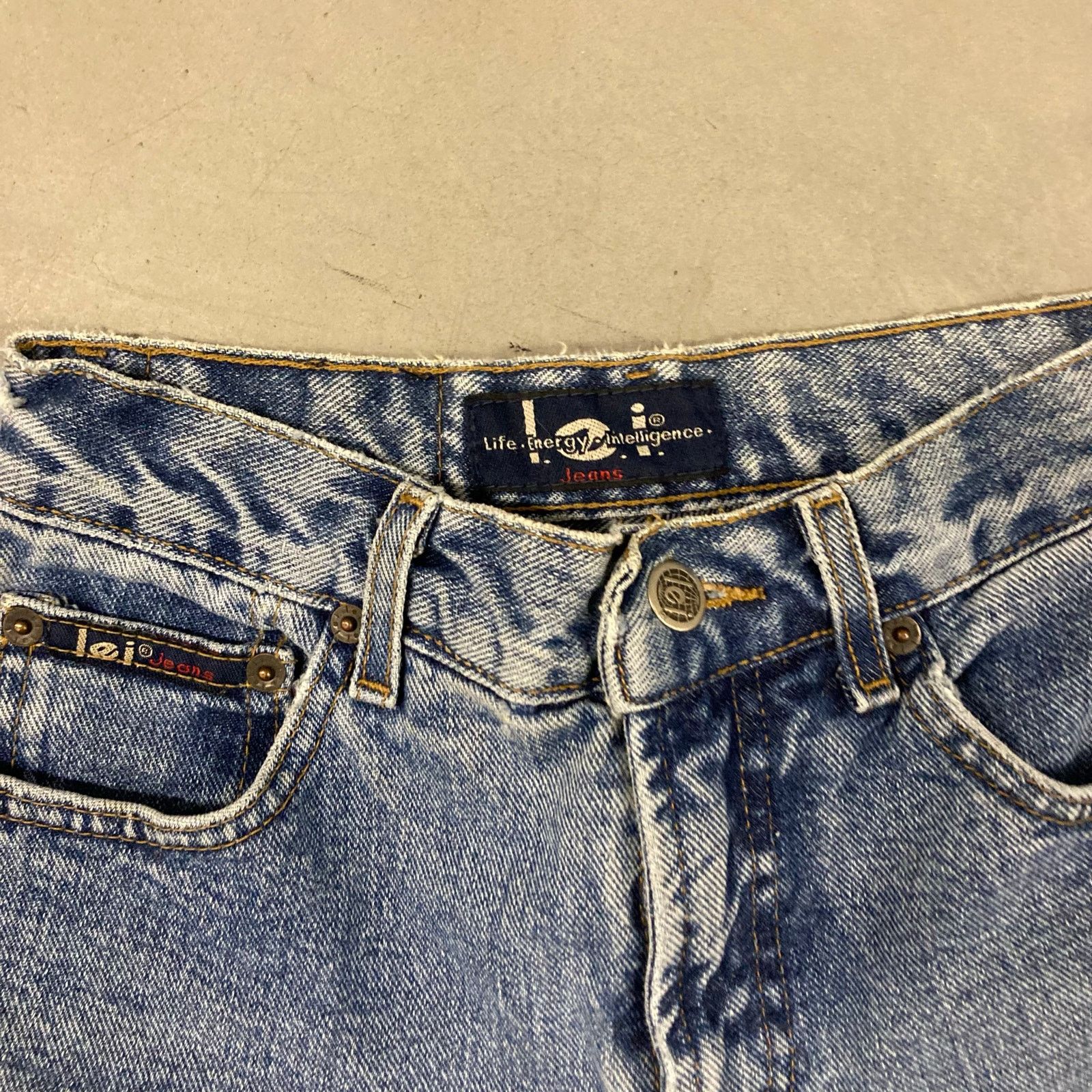 Vintage L.e.i. y2k low rise bootcut Jeans 24x31 Size US 26 / EU 42 - 4 Thumbnail