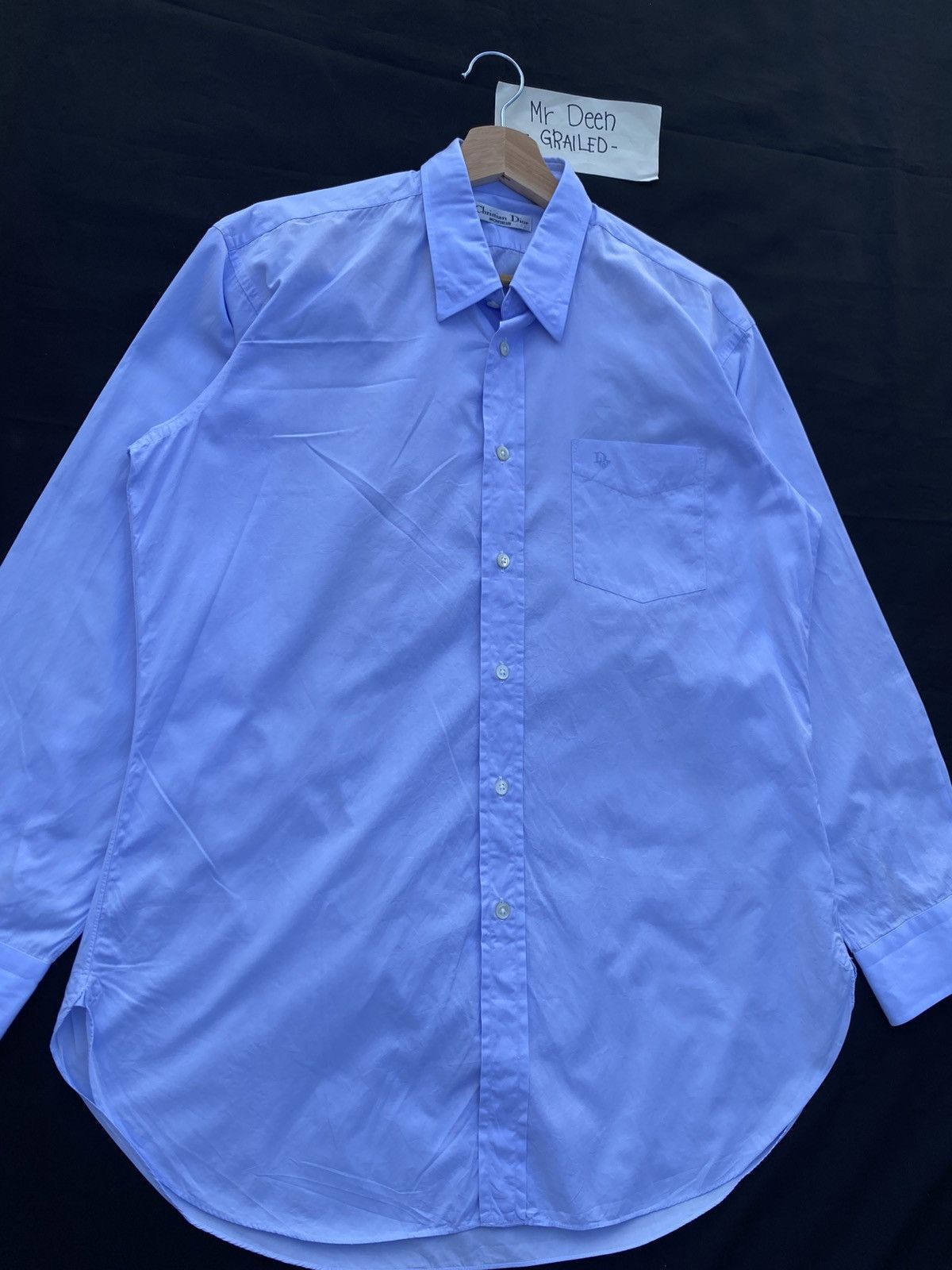 Christian Dior Monsieur Rare Vintage 90s Christian Dior Longsleeve Buttons Shirt Size US L / EU 52-54 / 3 - 5 Thumbnail