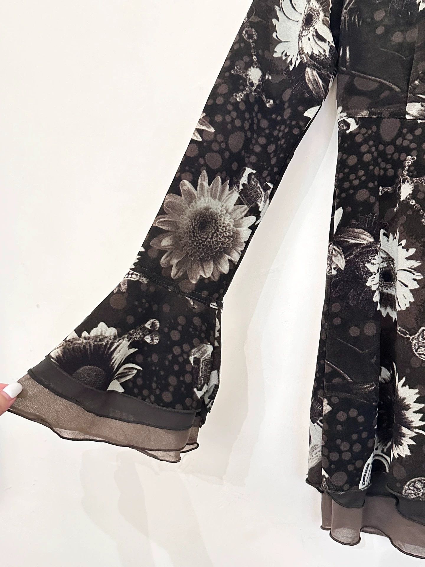 Hysteric Glamour Hysteric Glamour Lace Vintage Print Shirt Size F Size ONE SIZE - 3 Thumbnail