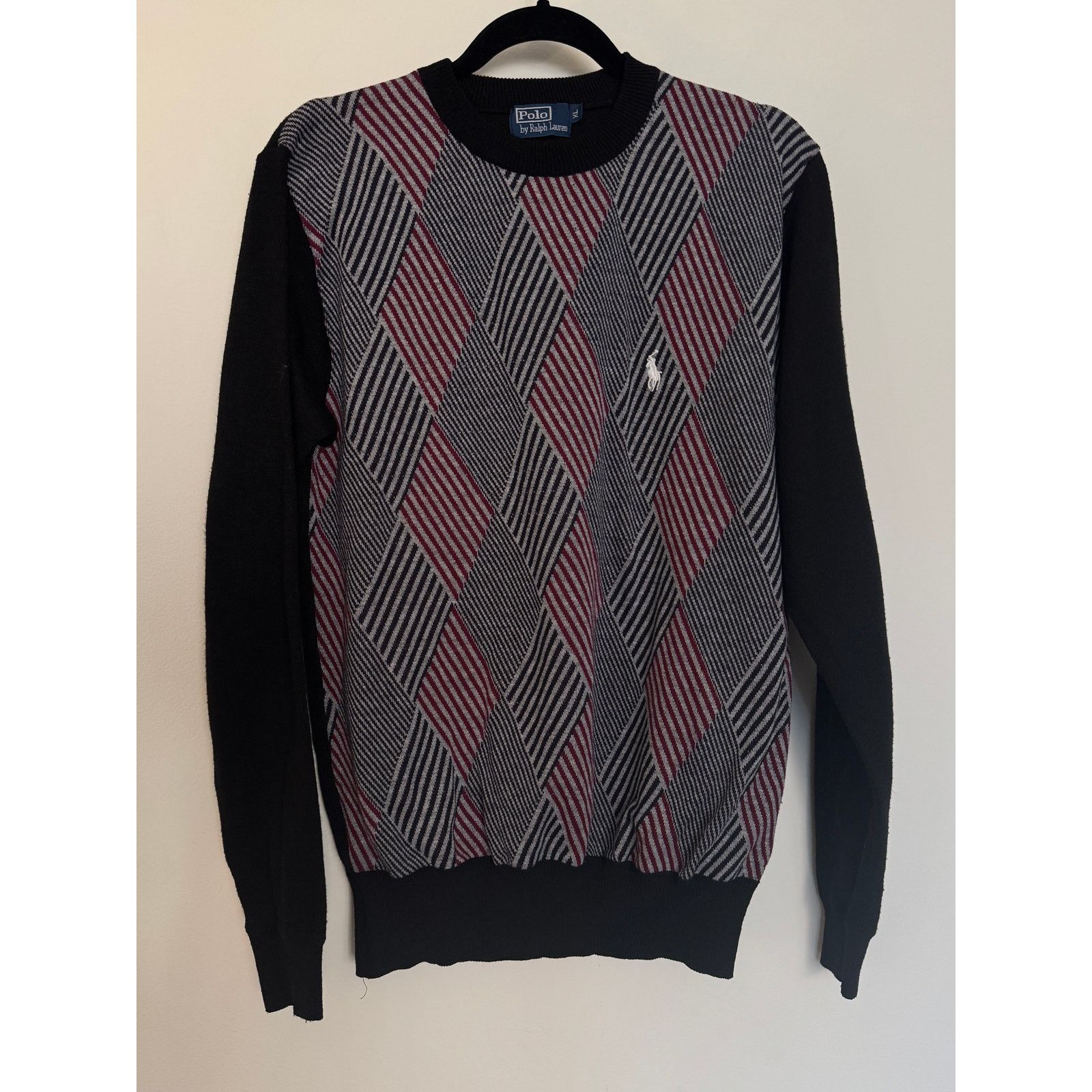 Polo Ralph Lauren Polo Ralph Lauren Multicolor Polyester Crewneck Size US XL / EU 56 / 4 - 1 Thumbnail